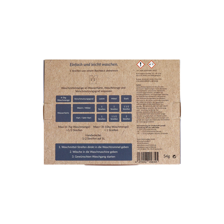 Kuno - universal detergent strips (german packaging only)