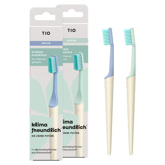 TIOBRUSH – interchangeable head toothbrush MEDIUM