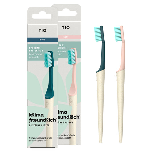 TIOBRUSH – SOFT interchangeable head toothbrush