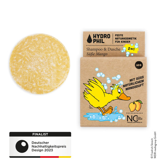 HYDROPHIL – Kinder Shampoo & Dusche Süsse Mango - Ente